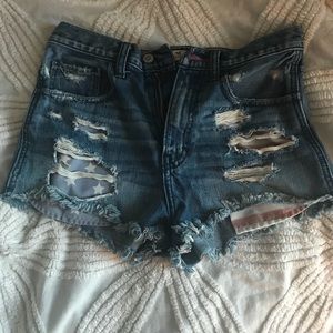 Distressed Patriotic Shorts